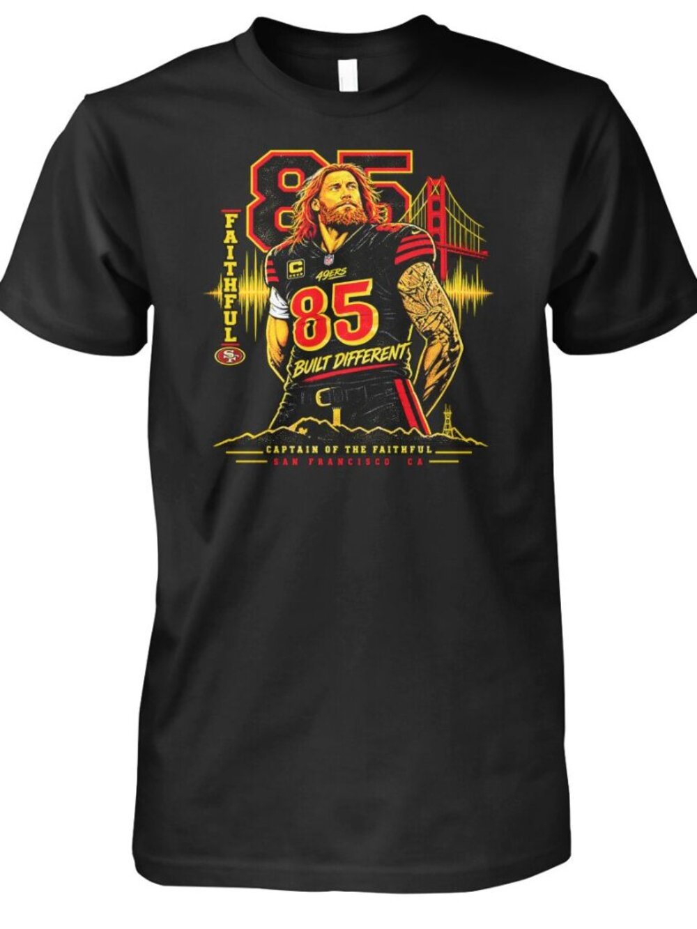 Captain and George and Kittle and Built and Different Shirt